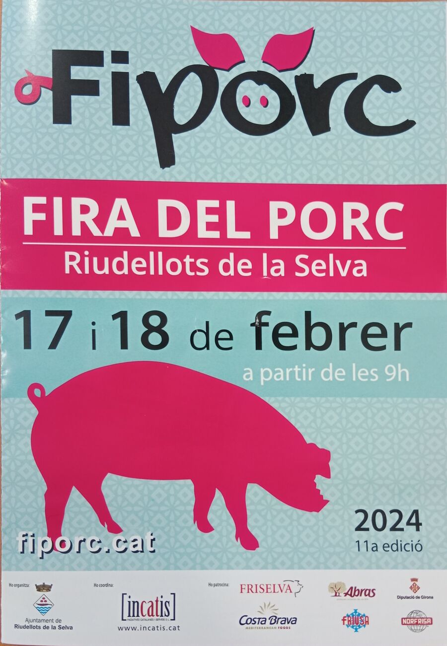 FIPORC 2024 - FERIA DEL CERDO - Riudellots de la Selva